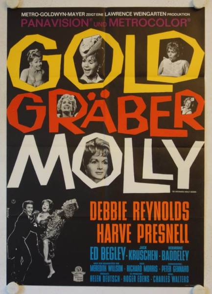 Goldgräber-Molly originales deutsches Filmplakat